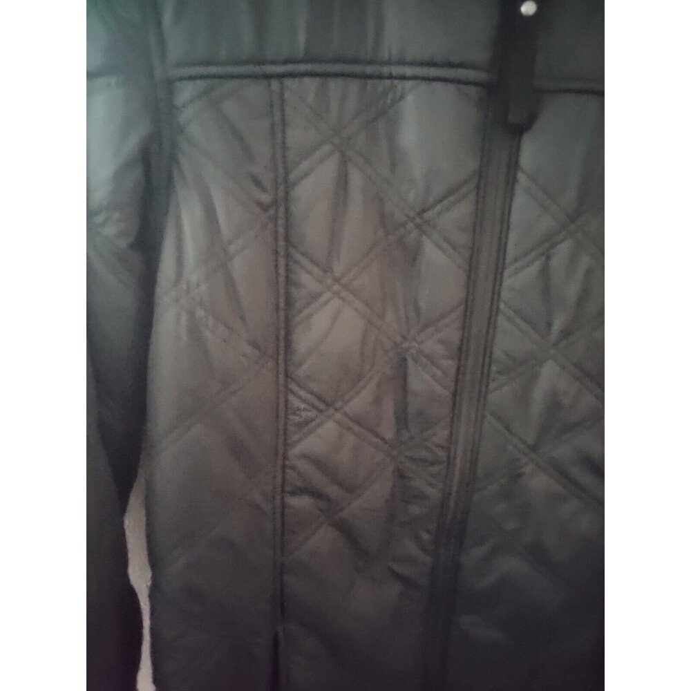 PRANA “ESLA” HOODED FLEECE LINED PUFFER COAT~BLACK~SZ Medium~W23202233 - Picture 3 of 15